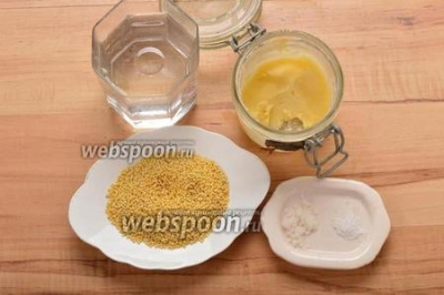 Каша пшённая с топлёным маслом