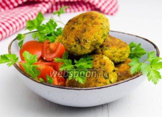 Пшённые котлеты с морковью и шпинатом
