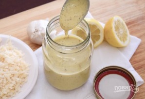 Соус для салата "Цезарь" с майонезом 